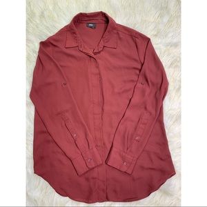 Mossimo Supply Co. - Long Sleeve Sheer Blouse